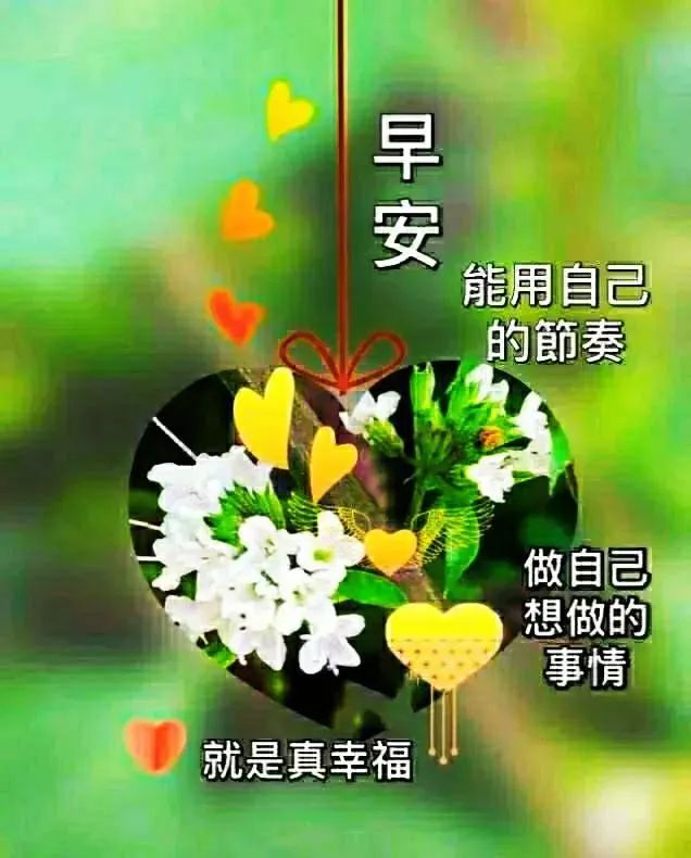 超温馨的早晨问候动态图片,早上好祝福语唯美表情图片