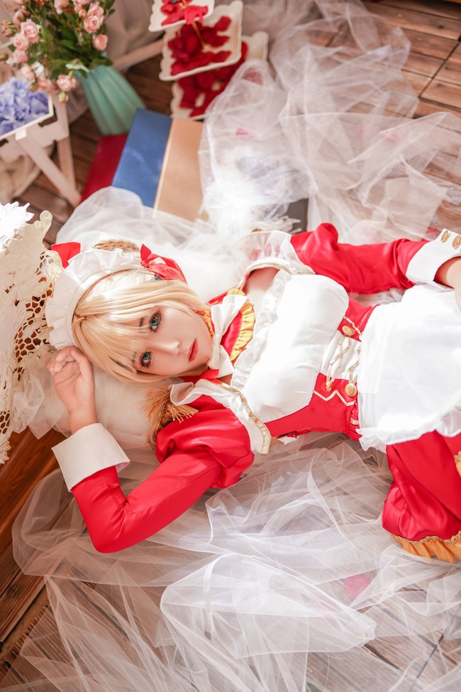 尼禄·克劳狄乌斯cosplay正片,水友:吾王穿上女仆装