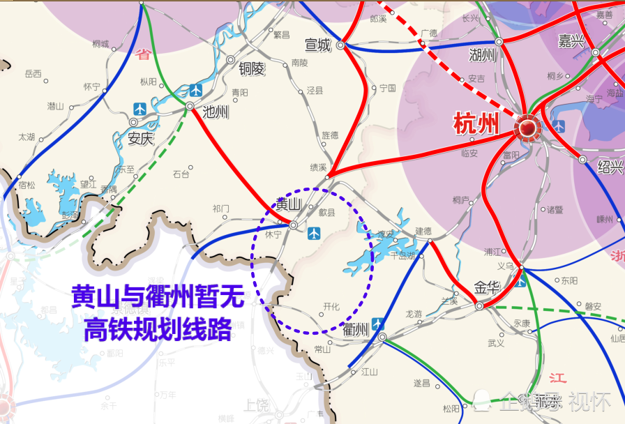 未来安徽黄山4条高铁:祁门,黟县迎来突破,唯独休宁没高铁站