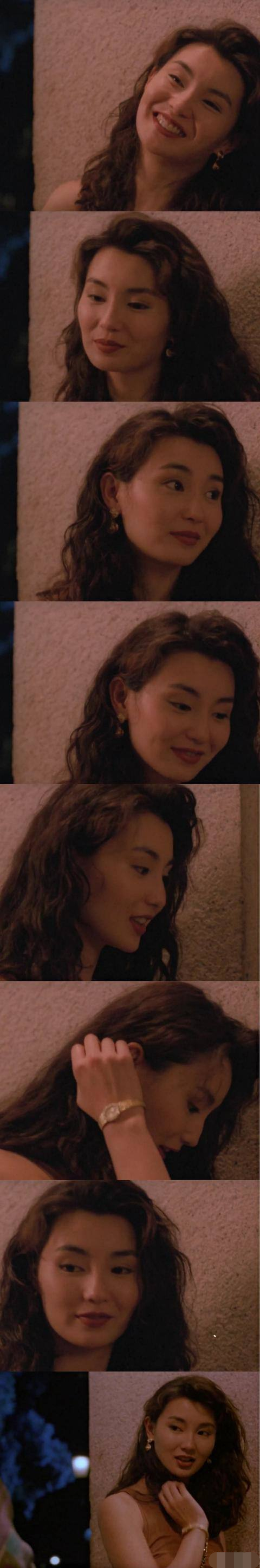 张曼玉的电影《真的爱你》,港风的发型和服装,美得让人窒息!