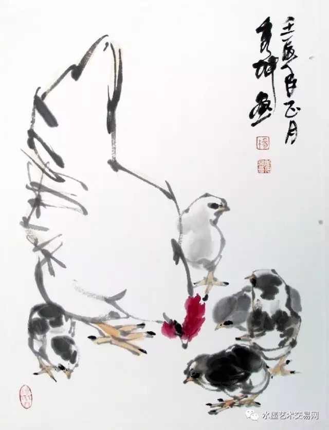 堂兄张书旗先生(1900-1957)是中国近代著名的花鸟画大师