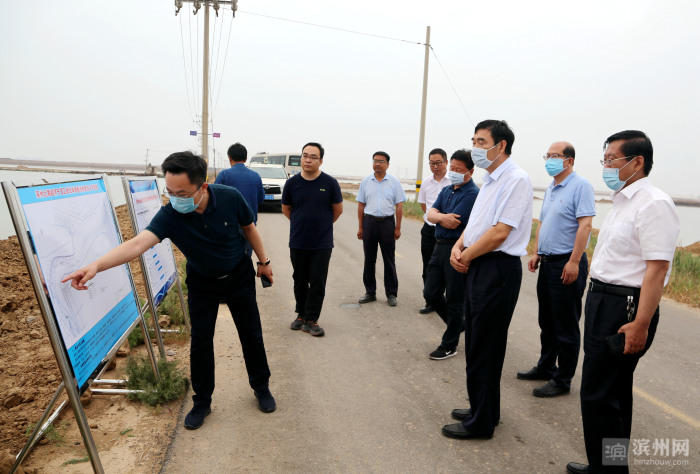 滨州市领导到无棣县,北海经济开发区巡查海湾