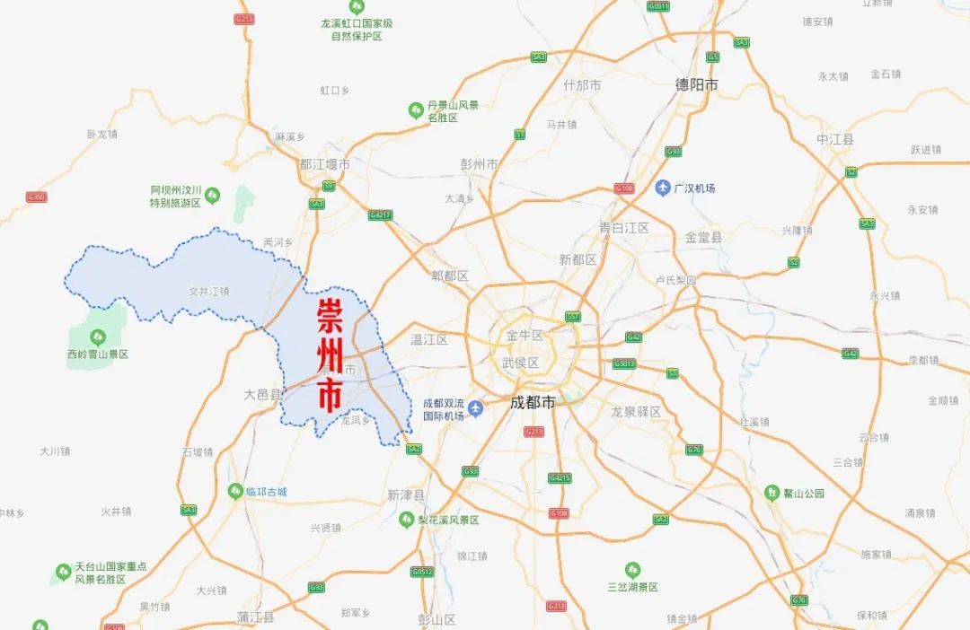 城市群,都市,蒲江县,简阳市,金堂县,四川,彭州市,大邑县