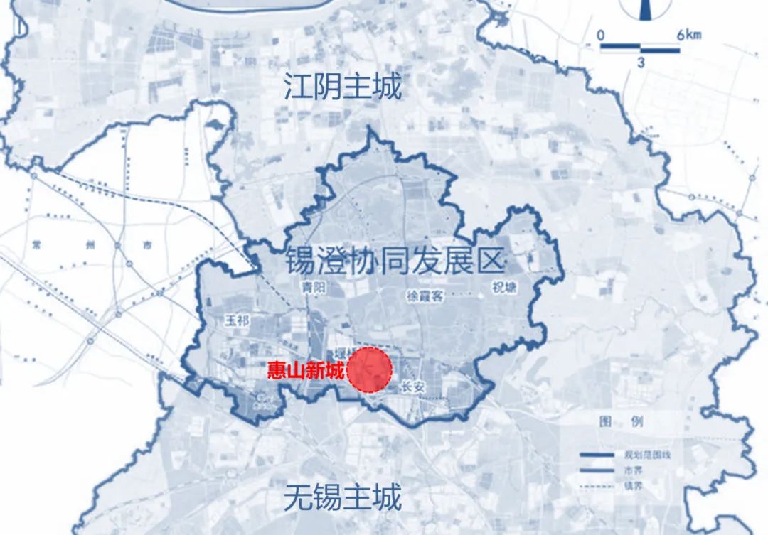 地块位于惠山新城静学路与惠宁路交叉口东南侧,出让面积95477㎡,规划