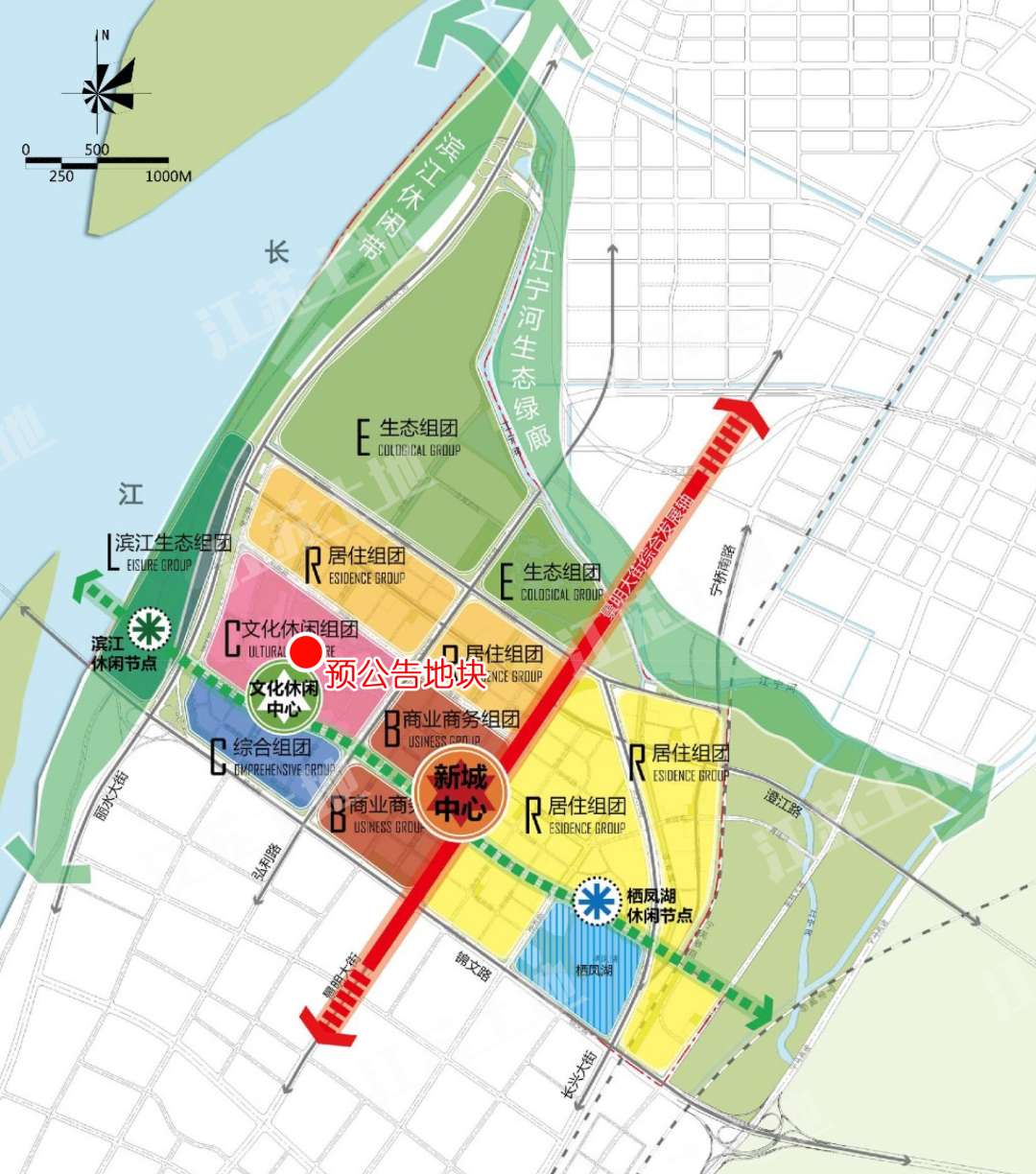 河西南迎超级城市综合体!南京又端出11幅地,超59公顷!