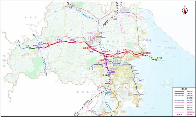 台州借金台铁路开通的2条市域铁路路线初期开行11对列车!