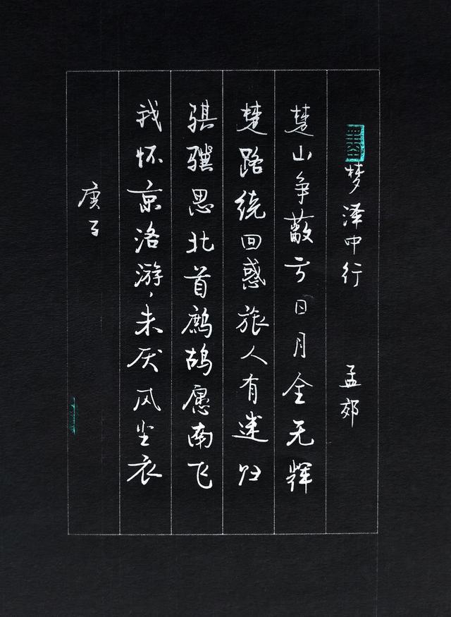 一网友晒硬笔书法,痩劲坚挺,有"启功体"神韵,笔笔惊艳