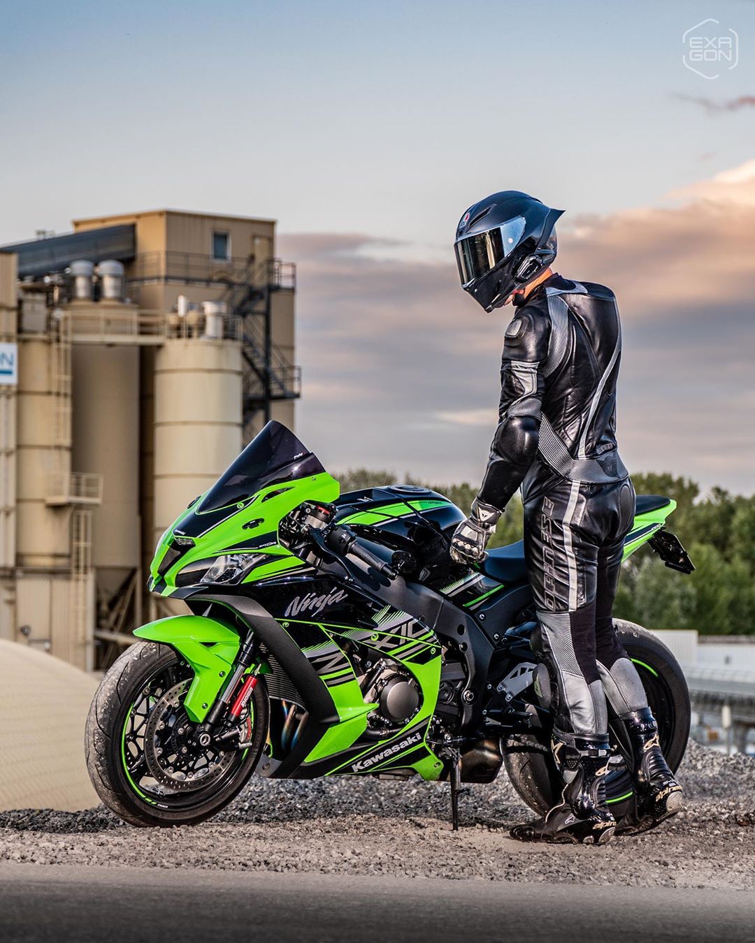 川崎zx10r机车美图 exagon_moto