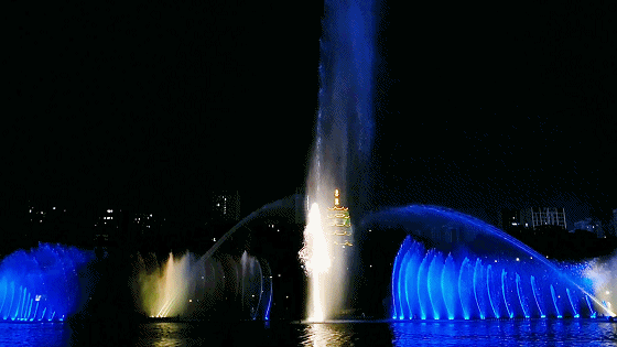 永川兴龙湖音乐喷泉换新上线了!