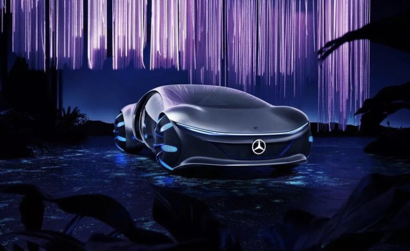 这款奔驰概念车型是人们对未来的想象与向往.