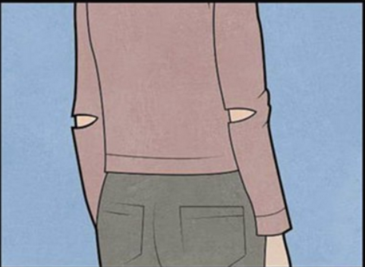 搞笑疯人:男孩喜欢个性的穿着,裤子衣服都要剪出洞