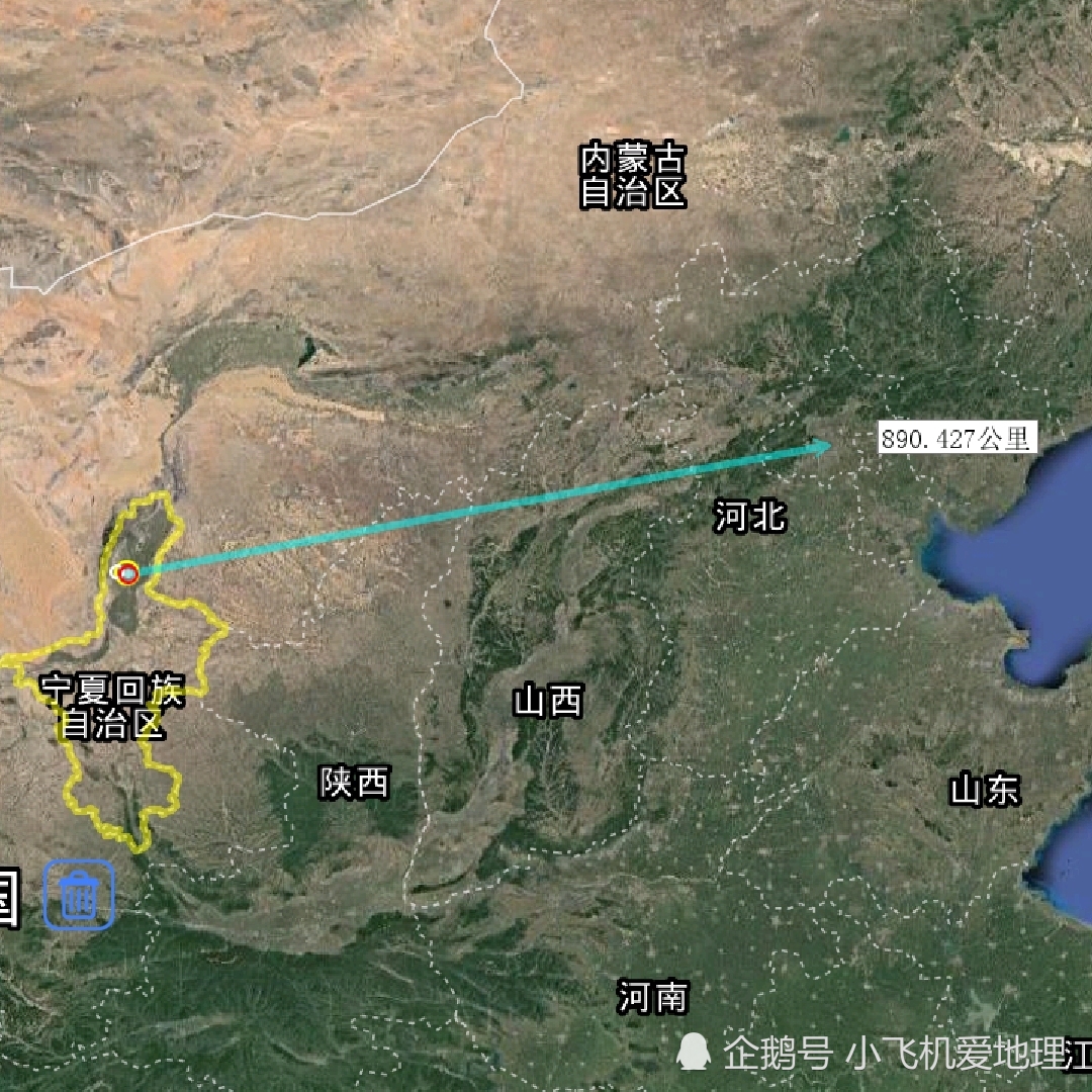宁夏各市至首府直线距离,固原市最远,你的家乡到首府多远呢?