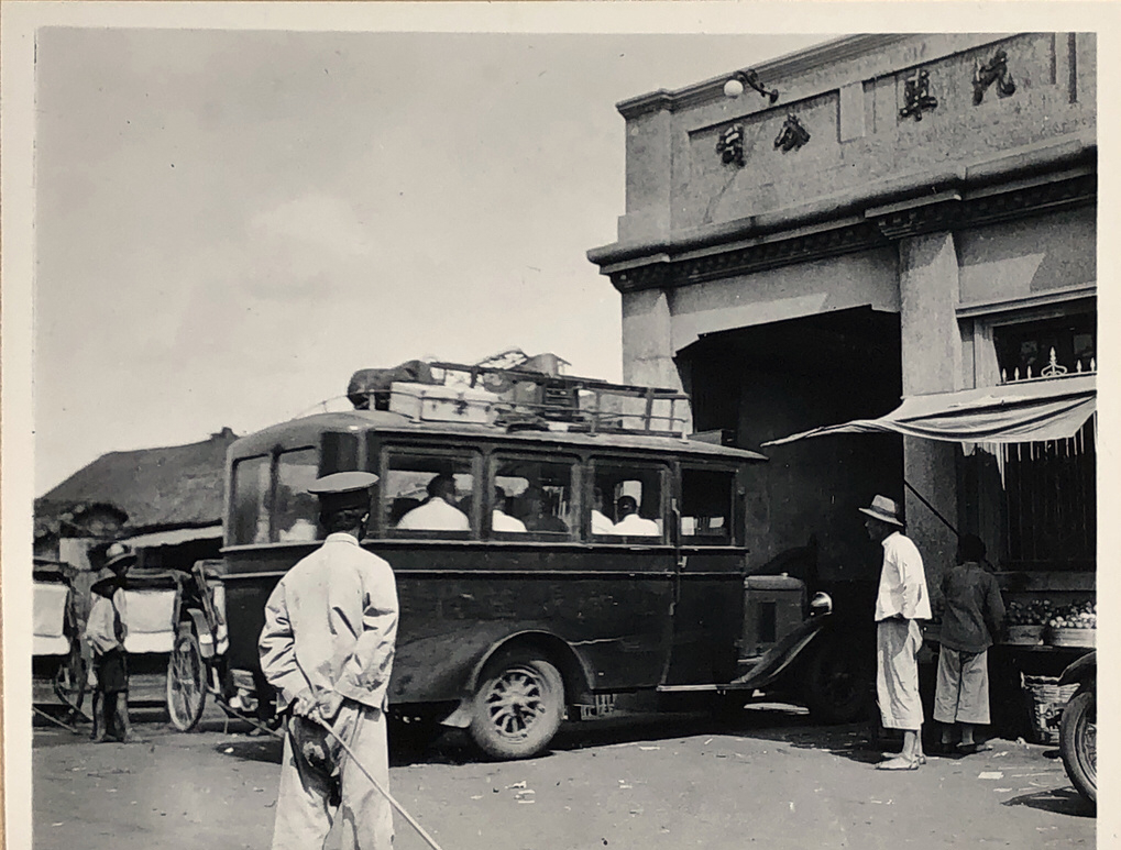 老照片,上海,1930年代,人文,美国车