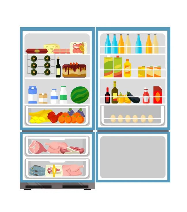 问:要把食物放冰箱,应该分几层?