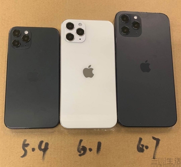 iphone 12系列机模现身,外观与传言略有差异