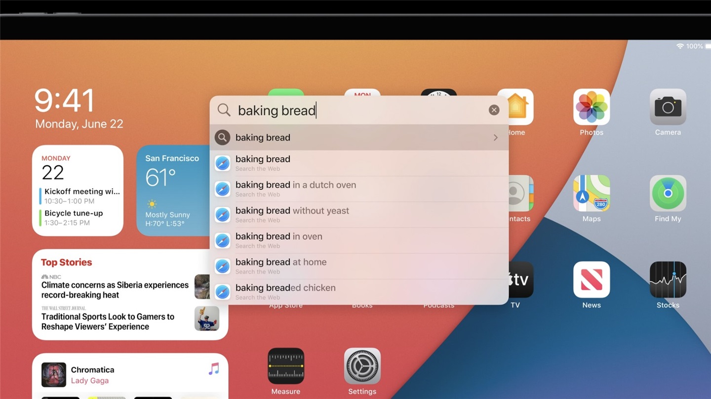 苹果ipados 14 正式发布:重新设计应用,全局搜索,手写