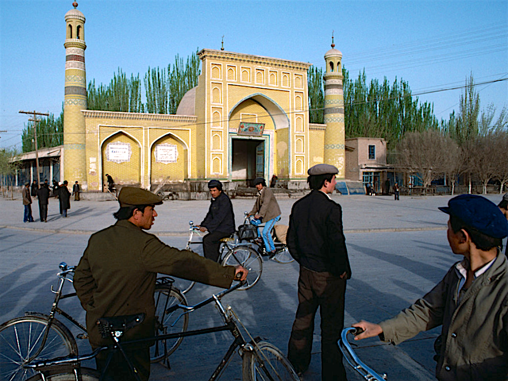 新疆喀什1990年,街拍古城民俗风情