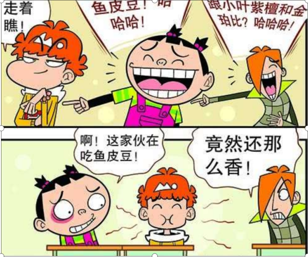 爆笑阿呆,漫画