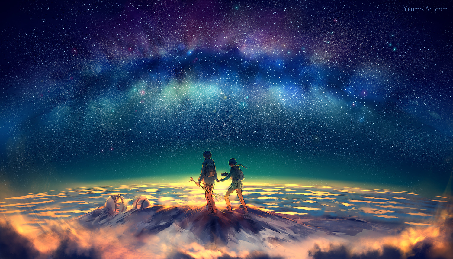 美图分享:炫彩星空