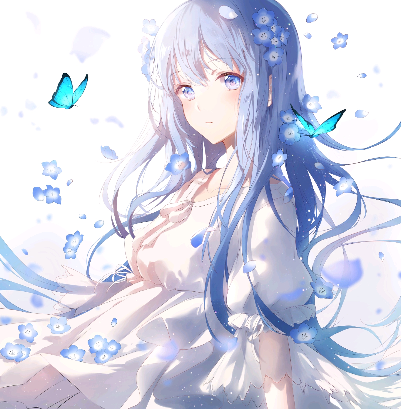 inverted sky, is not wake up the dream 二次元美图,动漫壁纸:倒立