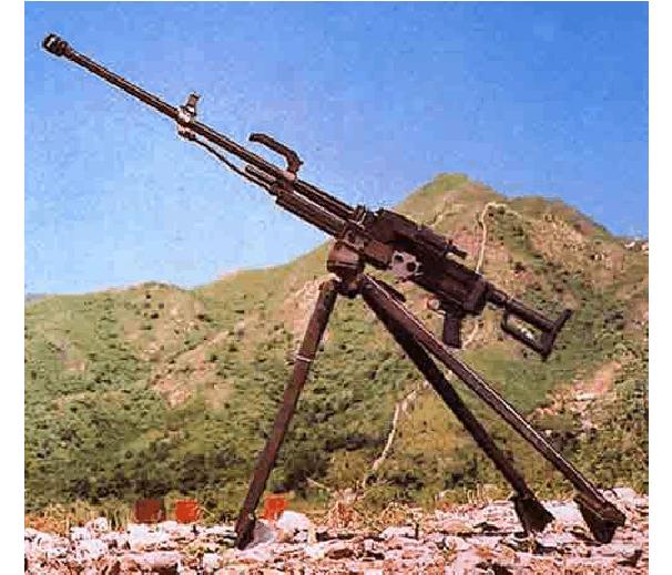 中国陆军89式12.7毫米重机枪