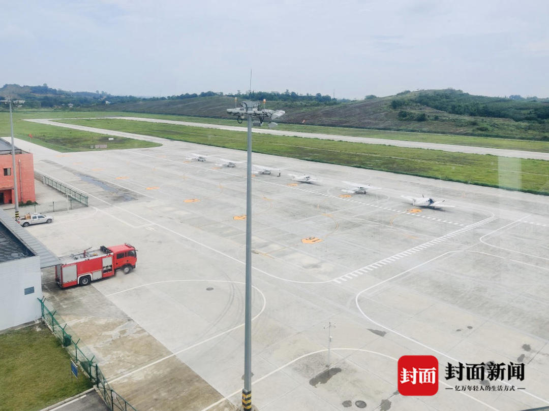 停机坪扩容升级改造 自贡凤鸣通用机场停机位总数增至