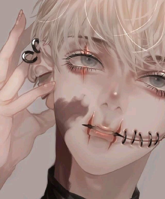 病态动漫男头