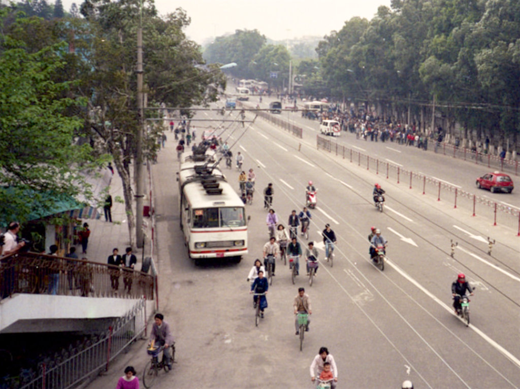 广东广州,1991年,老照片