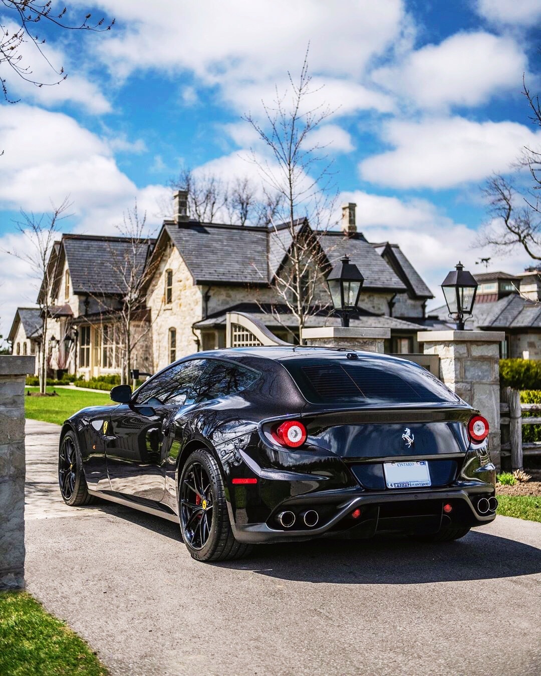 "黑武士"法拉利gtc4 lusso