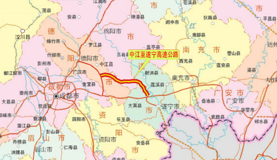 高速公路,遂宁,成渝环线,川渝,灵儿,回马镇,安康,洞口,大英县,玉兴镇