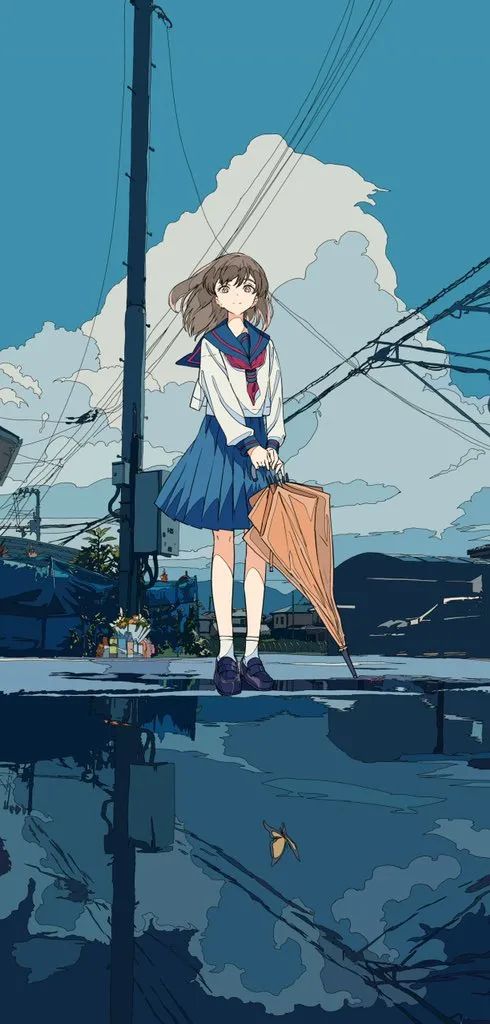 日本插画师焦茶一组插画艺术