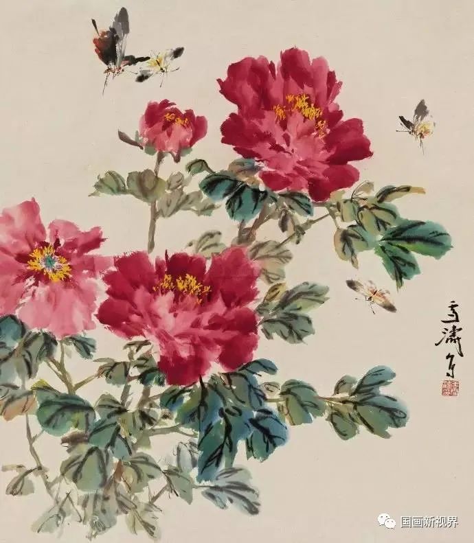 写意花鸟,王雪涛,牡丹图,荷花图
