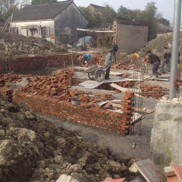 三层农村自建房基础主体到装修施工全过程实拍参考,共