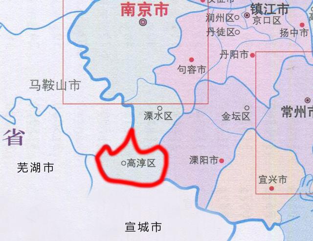 江苏一个45万人口市辖区,被安徽省三面包围,曾叫溧阳800年