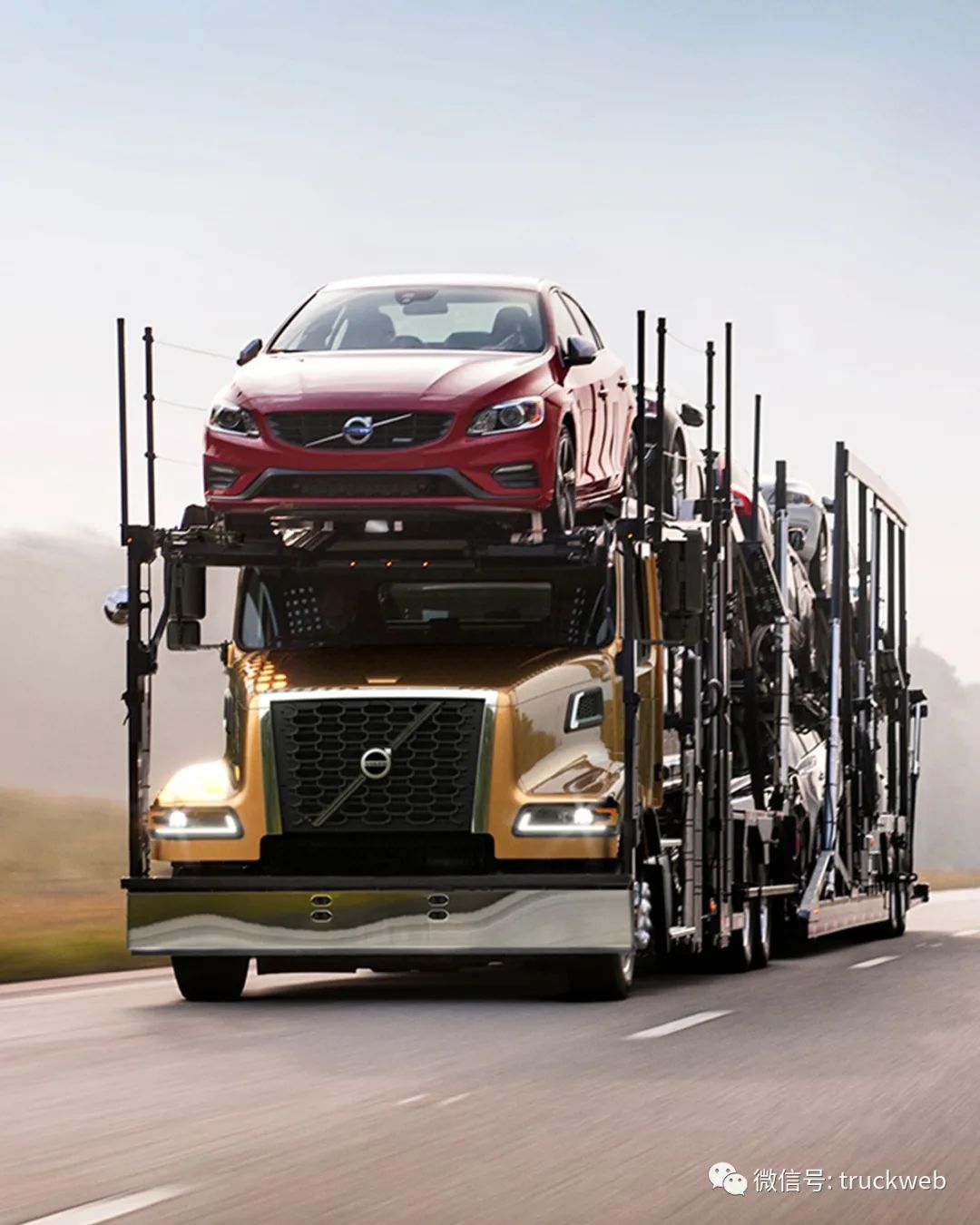 全新家族式设计 沃尔沃卡车北美推出新款vah轿运车系列