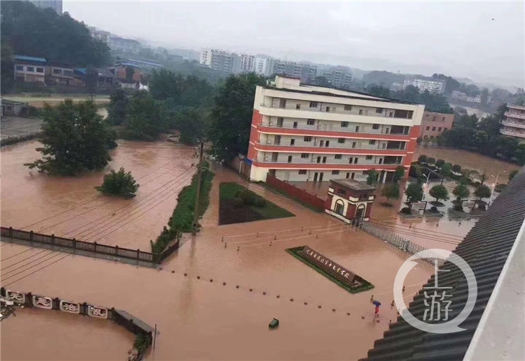 受灾,涪陵区,龙潭镇,洪峰