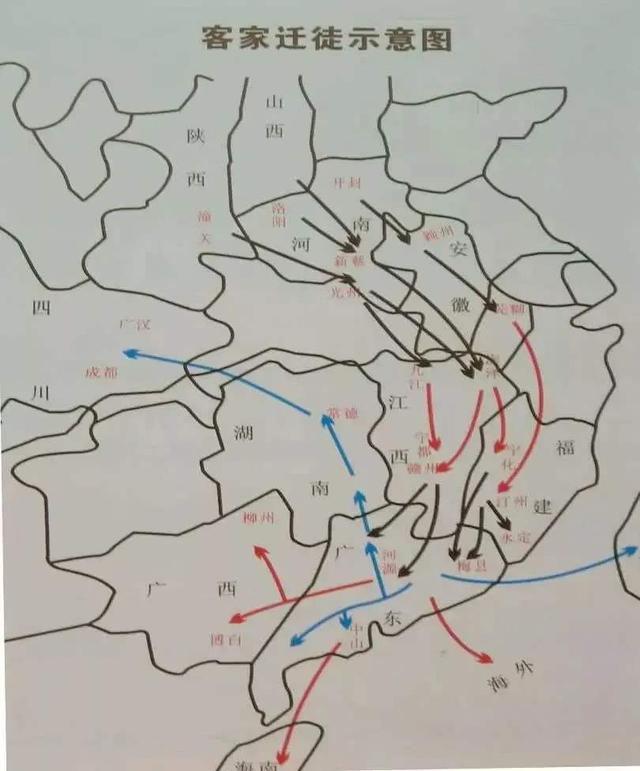 广东土客大械斗,清朝,红巾军,客家人,迁徙