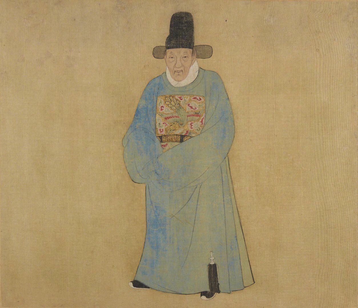 明代写真人物册,万历朝初期礼部尚书陆文定!