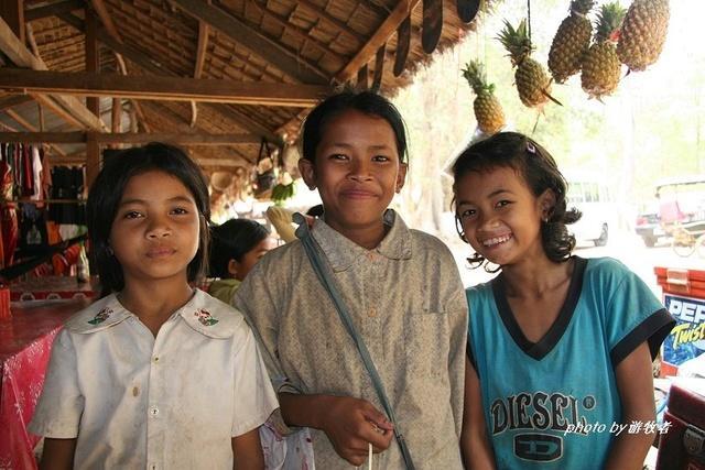 柬埔寨,吴哥,高棉的微笑,四面佛