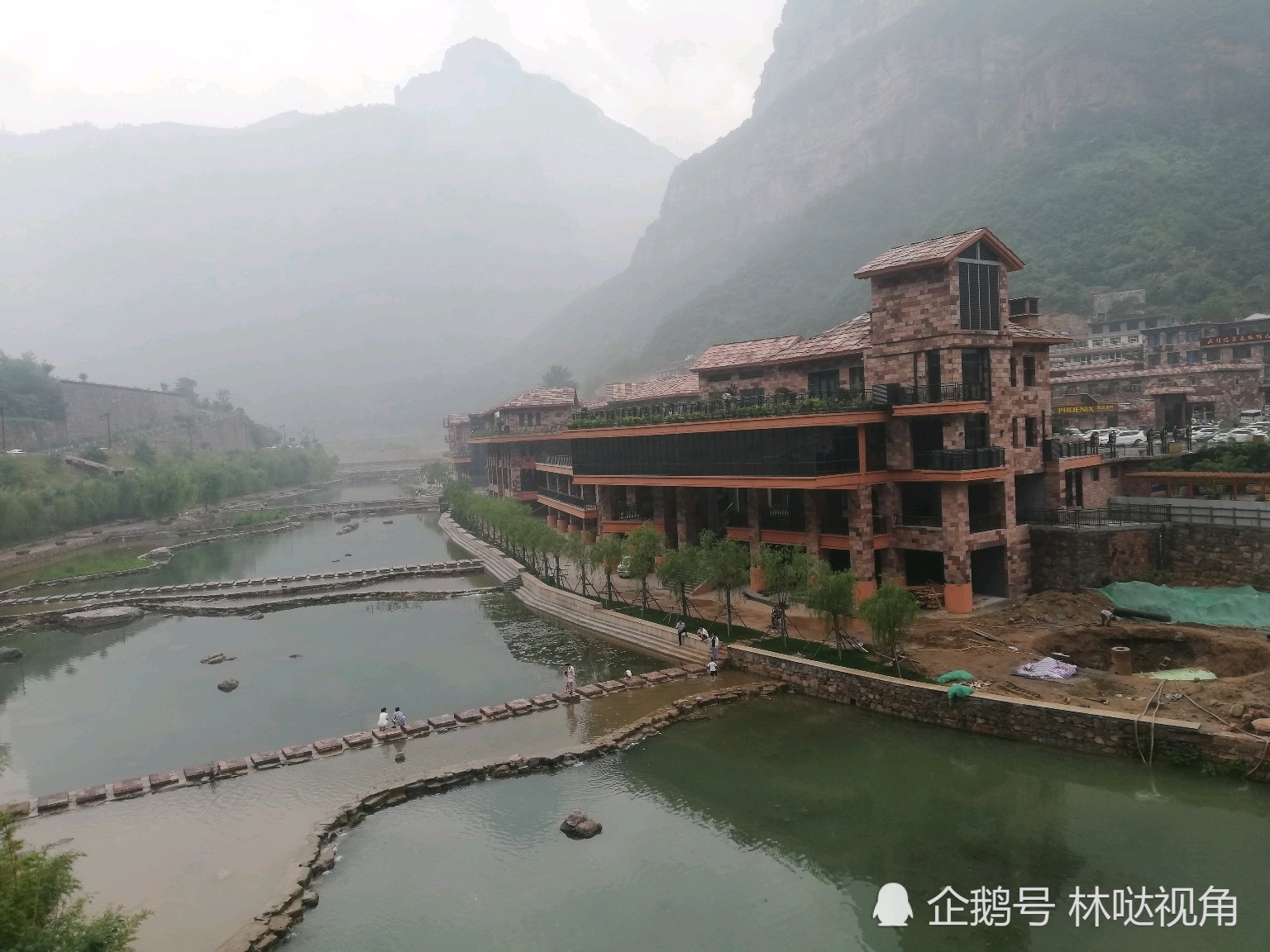 河南林州大峡谷石板岩,发展中的旅游休闲胜地