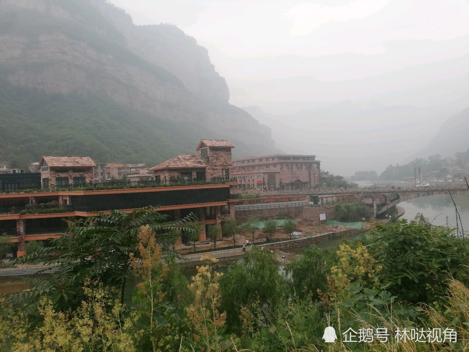 河南林州大峡谷石板岩,发展中的旅游休闲胜地