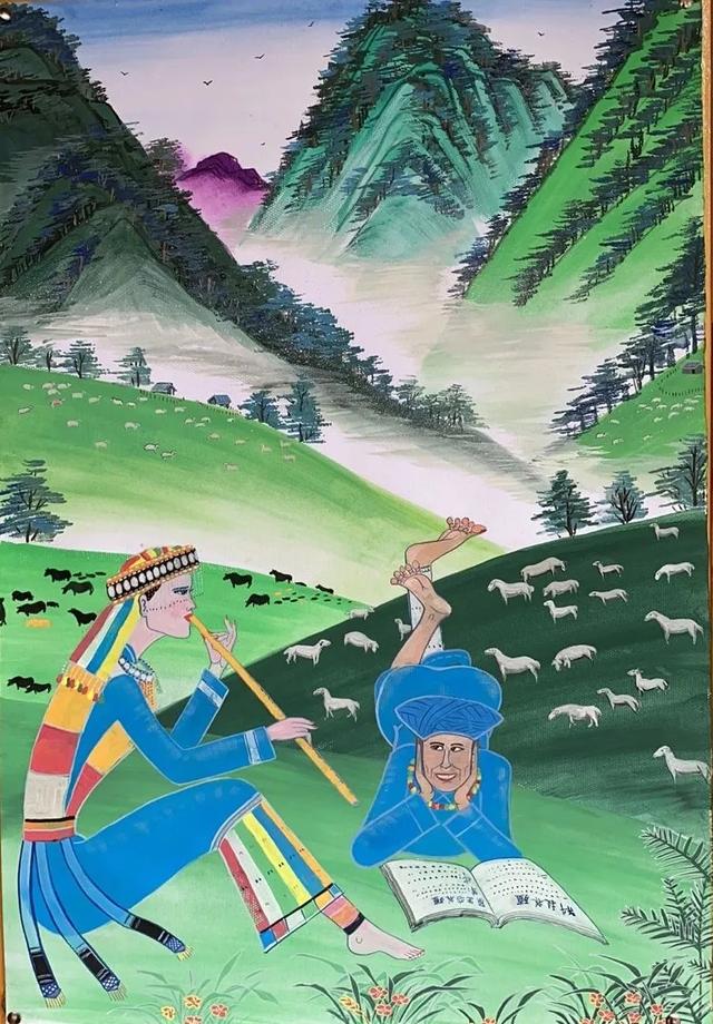 农民画,傈僳族