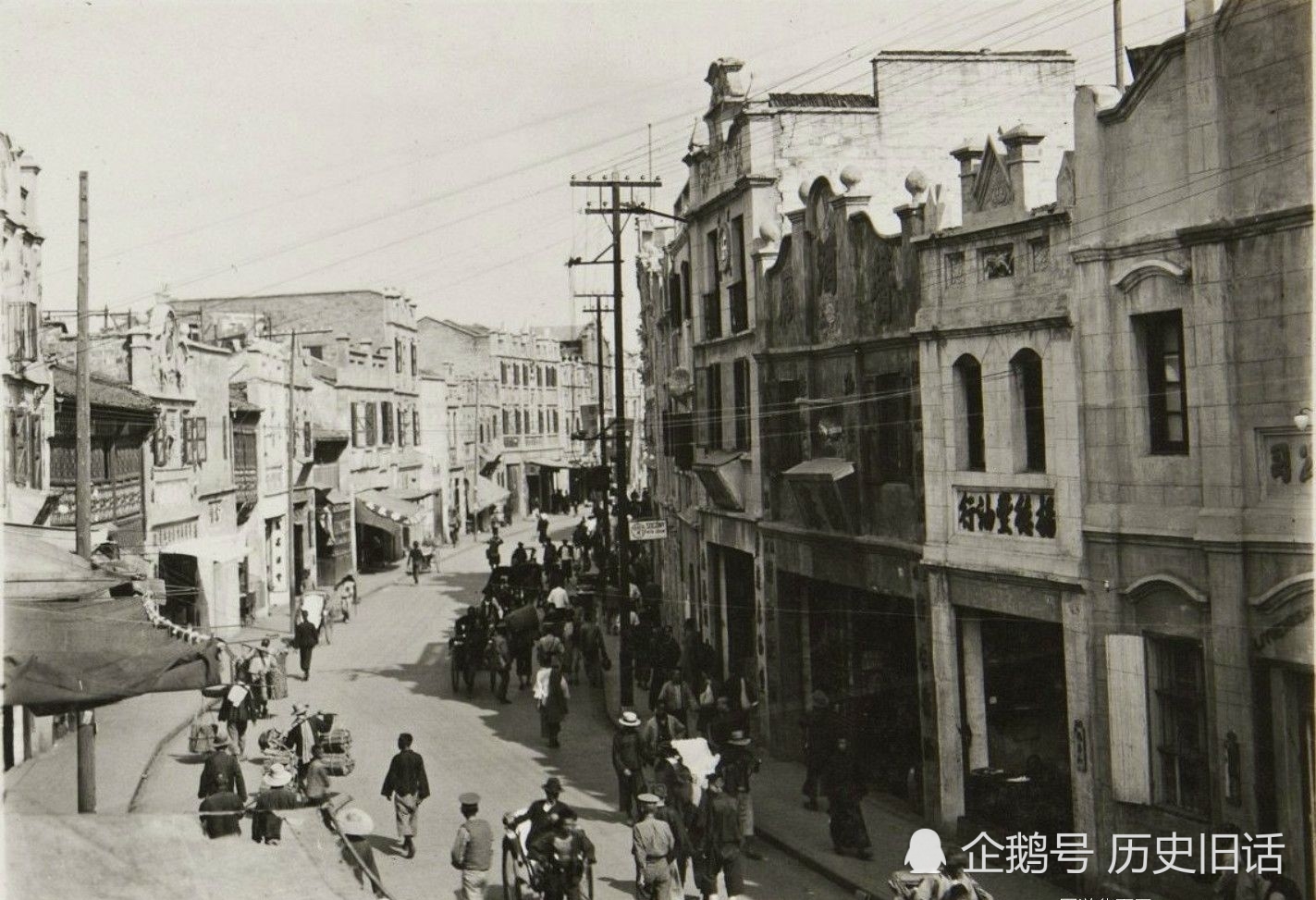 1931年江西九江老照片,南康城区的衙门古建筑与九江英