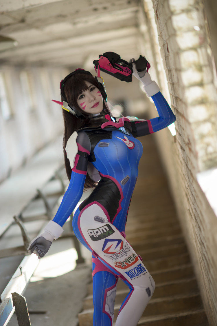 《守望先锋》dva cosplay