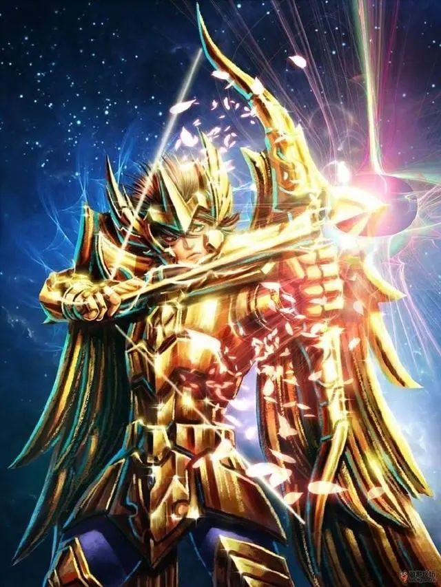 模玩控:《圣斗士星矢》炫酷十二黄金插画集,你被谁帅到了?