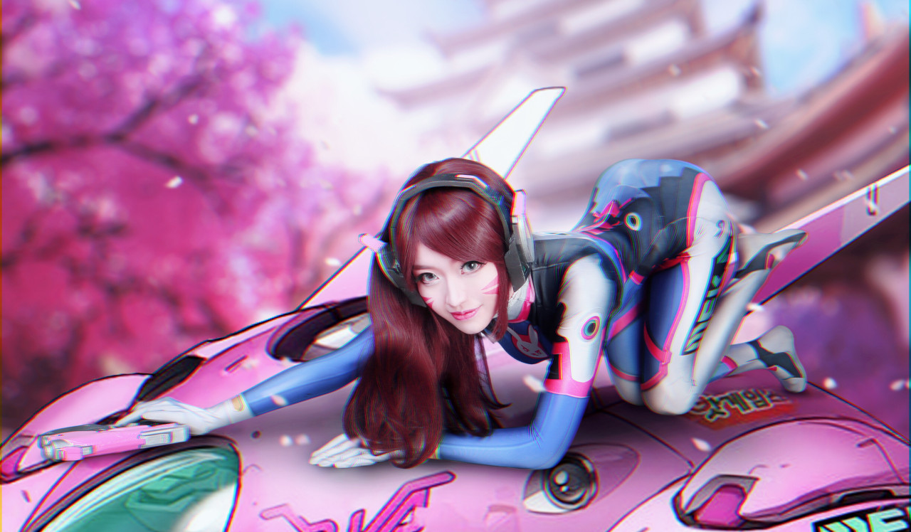 守望先锋 d.va cosplay