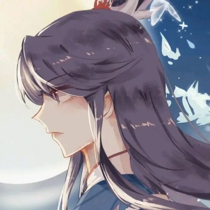 黑白女头 古风情头