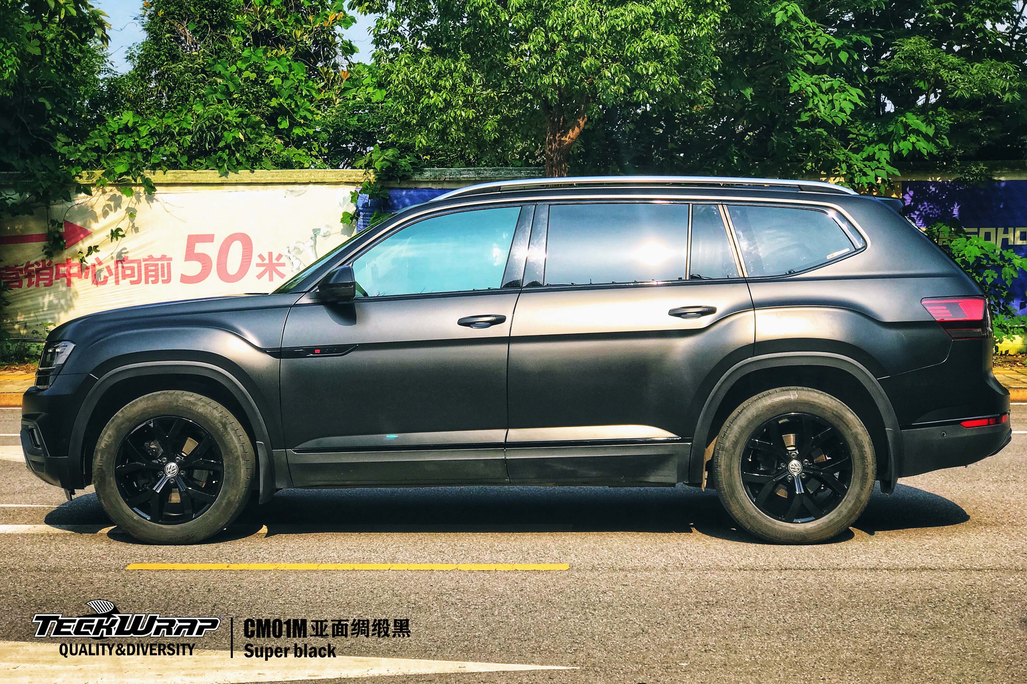 大众途昂,cm01m亚面绸缎,美国秃鹰,车身改色膜