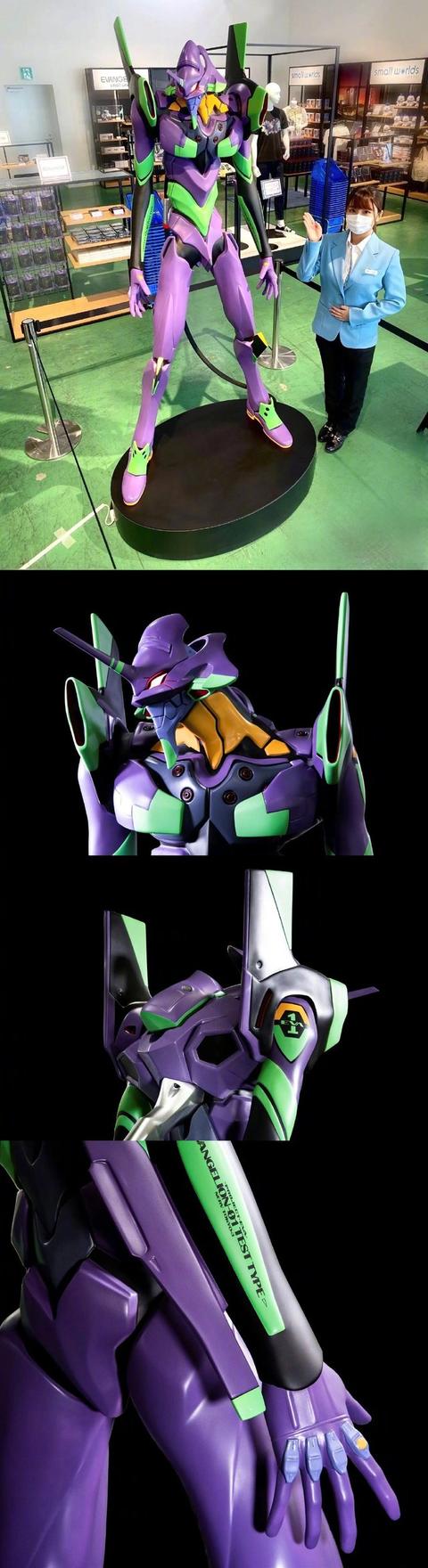 东京微缩模型展"eva"初号机figure售价公开