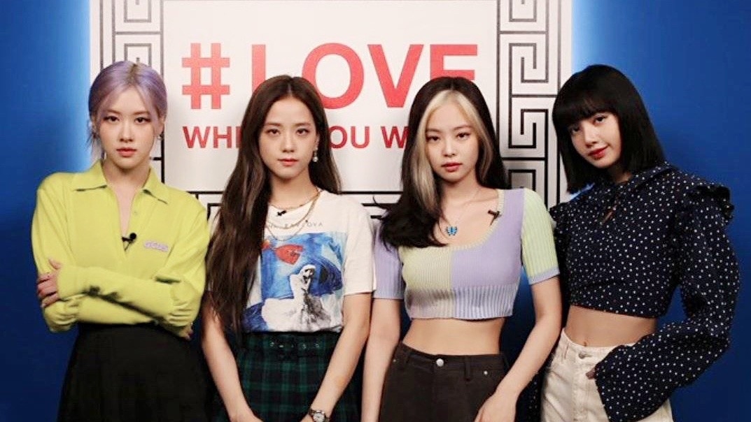 blackpink线上活动,lisa四人送福利,粉墨创历代最高收看纪录